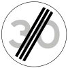 RVV A02 einde maximum snelheid