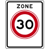 RVV A01 ZB begin zone maximum snelheid