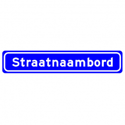 Straatnaambord DOR - 700x150mm