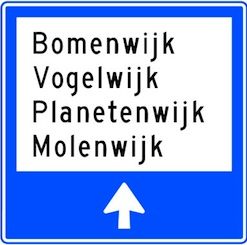 K- Serie Bewegwijzering