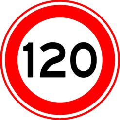 A01 maximum snelheid bord 120