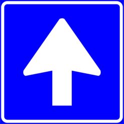 RVV Verkeersbord - C03 Eenrichtingsweg