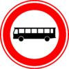 RVV Verkeersbord C07a – Gesloten voor bussen