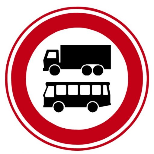 RVV C07B inrijverbod bus vrachtwagen