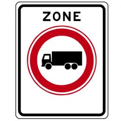 RVV Verkeersbord – C07-ZB Gesloten voor vrachtauto's