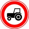 RVV Verkeersbord - C08 Gesloten voor landbouwverkeer