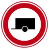 RVV C10 verboden aanhangwagens