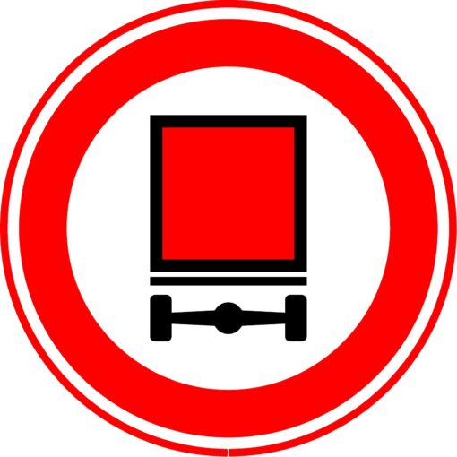 RVV Verkeersbord – C22 Gesloten voor voertuigen gevaarlijke