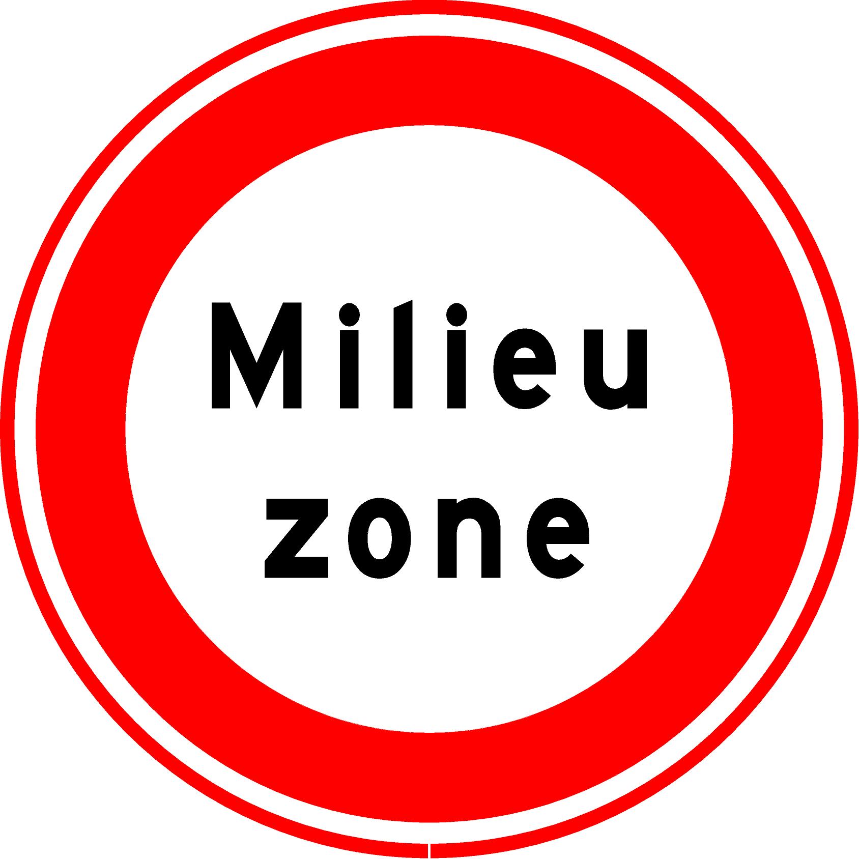 RVV Verkeersbord – C22A Begin milieuzone