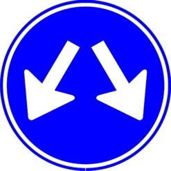 RVV Verkeersbord – D03 Passeren aan 2 kanten