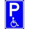 RVV Verkeersbord – E06 Parkeren mindervaliden