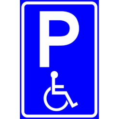 RVV Verkeersbord – E06 Parkeren mindervaliden