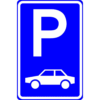 RVV Verkeersbord – E08 Parkeerplaats auto's
