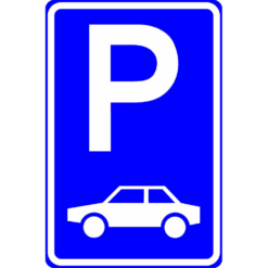 RVV Verkeersbord – E08 Parkeerplaats auto's