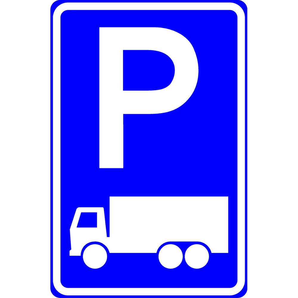RVV Verkeersbord – E08-C Parkeerplaats vrachtwagens