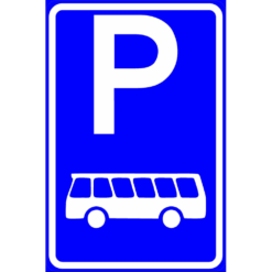 RVV Verkeersbord – E08-D Parkeerplaats bussen