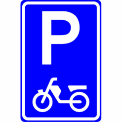 RVV Verkeersbord – E08-E Parkeerplaats bromfietsen en scooters