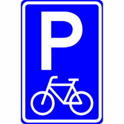 RVV Verkeersbord – E08-F parkeerplaats fietsers