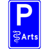 RVV Verkeersbord – E08-P Parkeerplaats arts