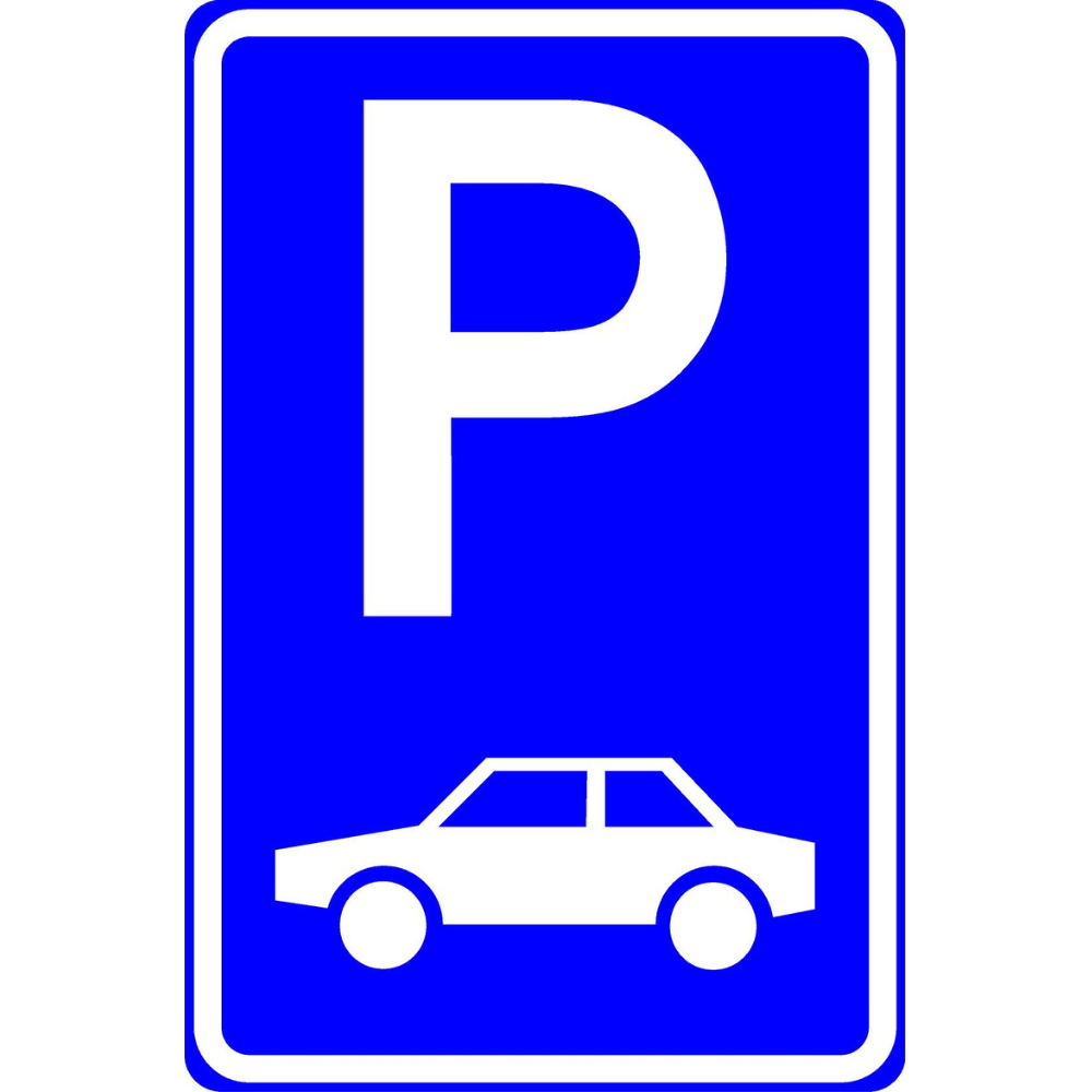 RVV Verkeersbord – E08 Parkeerplaats auto's