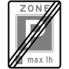 RVV Verkeersbord – E11-ZE Einde parkeerzone