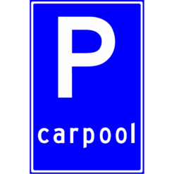 RVV Verkeersbord – E13 Parkeerplaats Carpool