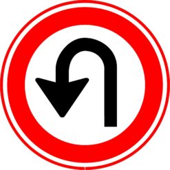 RVV Verkeersbord – F07 Keerverbod