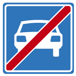 RVV Verkeersbord – G04 Einde autoweg