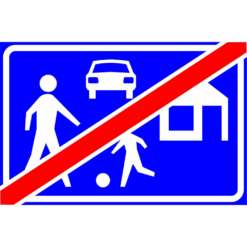 RVV Verkeersbord – G06 Einde woonerf