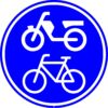 RVV Verkeersbord – G12-A Verplicht fiets / bromfietspad