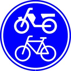 RVV Verkeersbord – G12-A Verplicht fiets / bromfietspad