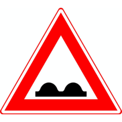 RVV Verkeersbord - J01 Slecht wegdek