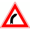RVV Verkeersbord – J02 Bocht naar rechts