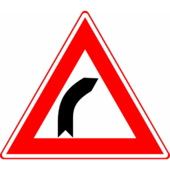 RVV Verkeersbord – J02 Bocht naar rechts