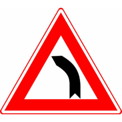 RVV Verkeersbord – J03 Bocht naar links
