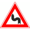 RVV Verkeersbord – J05 S-bocht eerst naar links