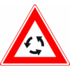 RVV Verkeersbord - J09 nadert rotonde