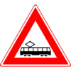 RVV Verkeersbord – J14 Vooraanduiding tramkruising