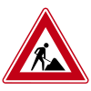 RVV Verkeersbord – J16 Werk in uitvoering