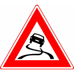 RVV Verkeersbord – J20 Slipgevaar