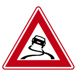 RVV Verkeersbord – J20 Slipgevaar