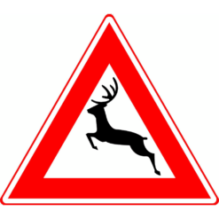 RVV Verkeersbord – J27 Vooraanduiding groot wild