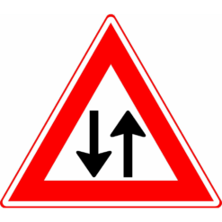 RVV Verkeersbord – J29 Vooraanduiding tegenliggers