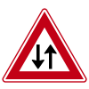 RVV Verkeersbord – J29 Vooraanduiding tegenliggers