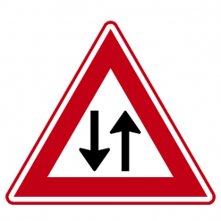RVV Verkeersbord – J29 Vooraanduiding tegenliggers