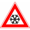 RVV Verkeersbord – J36 Vooraanduiding ijzel of sneeuw