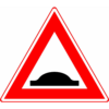 RVV Verkeersbord – J38 Vooraanduiding verkeersdrempel