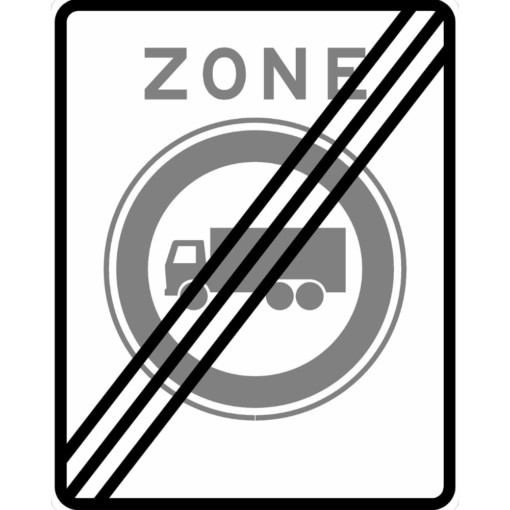 RVV Verkeersbord – C07-ZE Gesloten voor Vrachtauto's