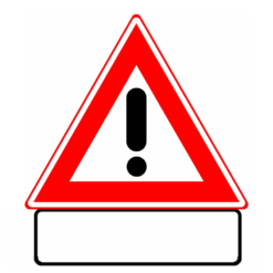 RVV Verkeersbord – J37 Vooraanduiding gevaar