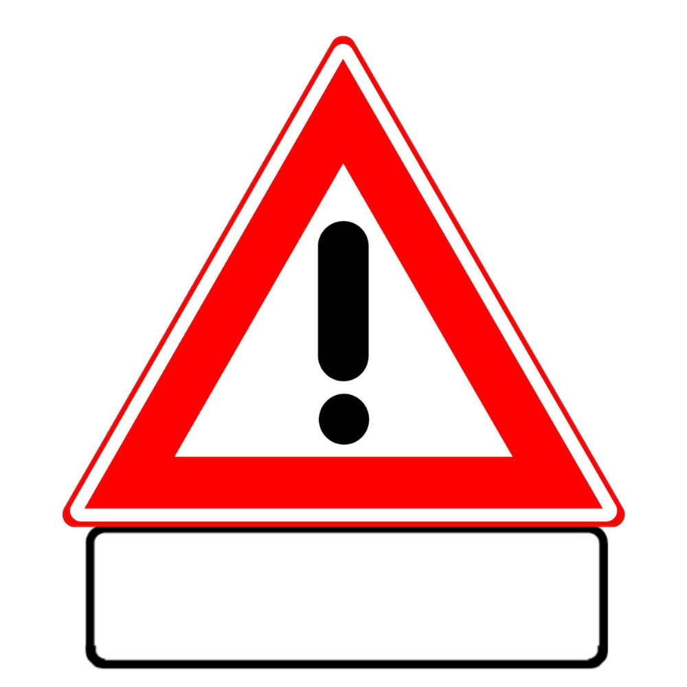 RVV Verkeersbord – J37 Vooraanduiding gevaar